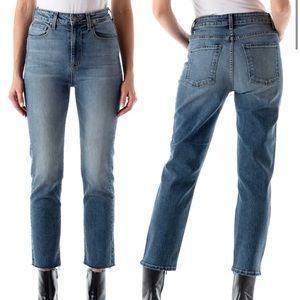 NWT Fidelity Denim Twiggy High Waist Crop Slim Jeans - Size 25